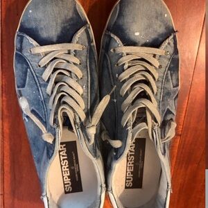 Superstar Blue Denim Sneakers